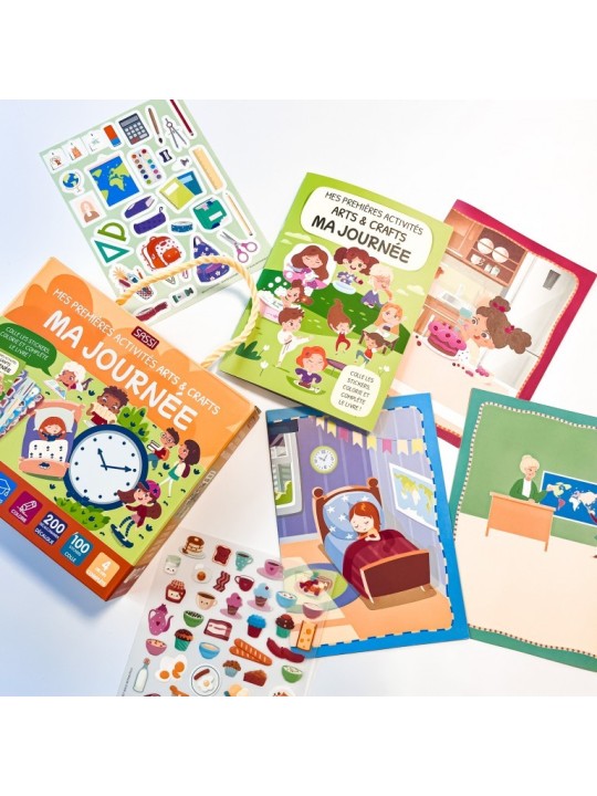 Mes premières activités arts et crafts - Ma journée  - Sassi