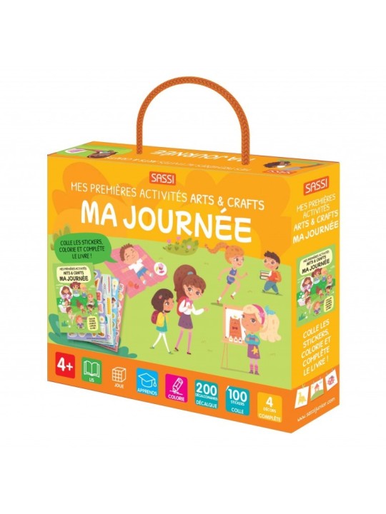 Mes premières activités arts et crafts - Ma journée  - Sassi