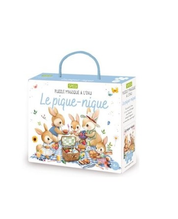 Puzzle magique à l'eau - Le pique-nique - Sassi