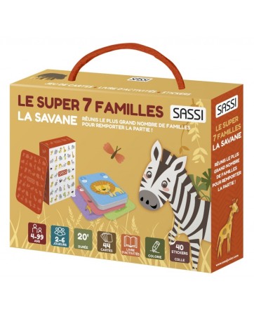 Le super 7 familles - La savane - Sassi