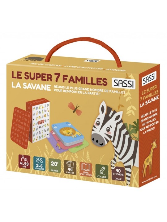 Le super 7 familles - La savane - Sassi