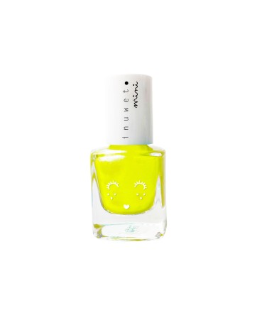 Vernis à l'eau pour enfants néon jaune - Ananas - Inuwet