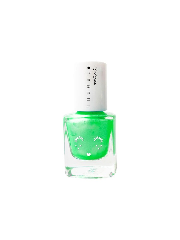 Vernis à l'eau pour enfants néon vert - Pastèque - Inuwet