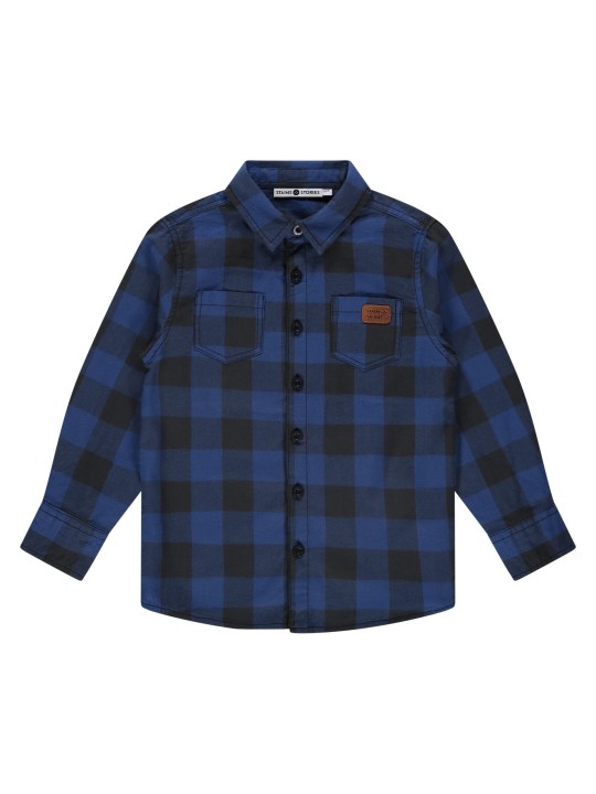 Chemise bleue à carreaux - Basketball - Stains & Stories