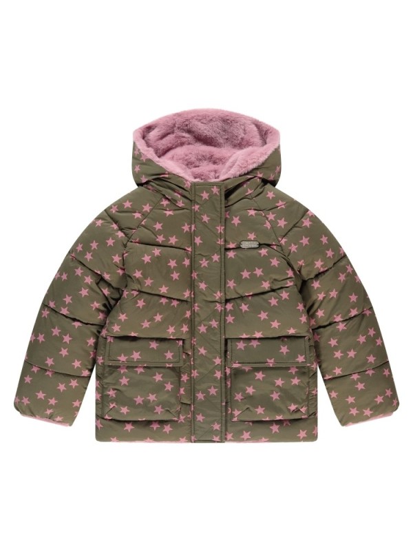 Veste Rose Réversible étoiles  - Stains & Stories