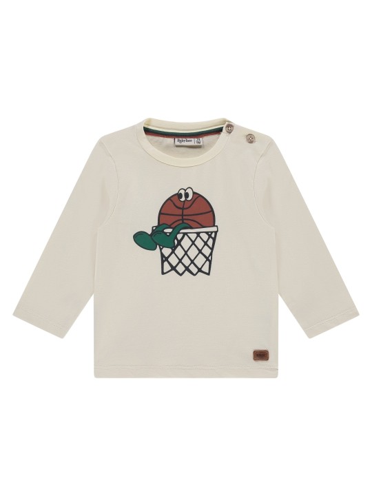 T-shirt panier de basket écru - Basketball - BabyFace