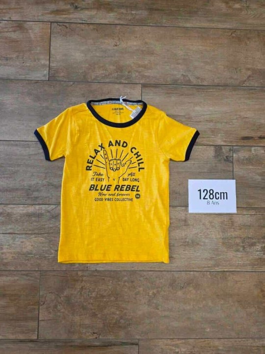 T-SHIRT BLUE REBEL - 128 CM