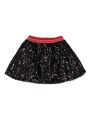 Jupe à sequins anthracite - Queen of hearts - Jubel