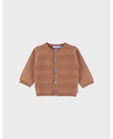 Cardigan en tricot marron - Noukie's