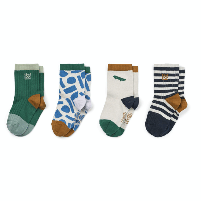 Lot de 3 chaussettes pour bébé antidérapantes Eloy